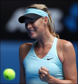 Third-seeded Maria Sharapova lost 3-6, 6-4, 6-1 to Dominika Cibulkova in a fourth-round match on Monday.