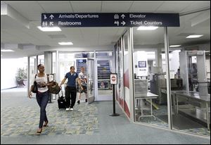 Allegiant Airlines overtook American Eagle Airlines as Toledo Express Airport’s busiest carrier last year, leading to an 11 percent increase of passenger volume at the airport.