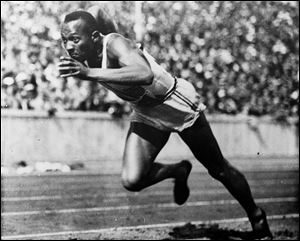 Jesse Owens won four gold medals at the 1936 Berlin Olympics and showed up Adolph Hitler's idea of Aryan supremacy.