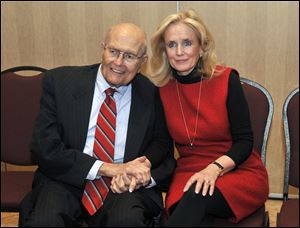 Rep. John Dingell, left, and his wife Debbie.