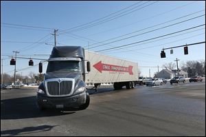 Officials with Craig Transportation Co.,  which has its terminal on Eckel Road, say there are better spots for Costco to build a store. The trucking firm fears traffic problems in the area would affect its business.