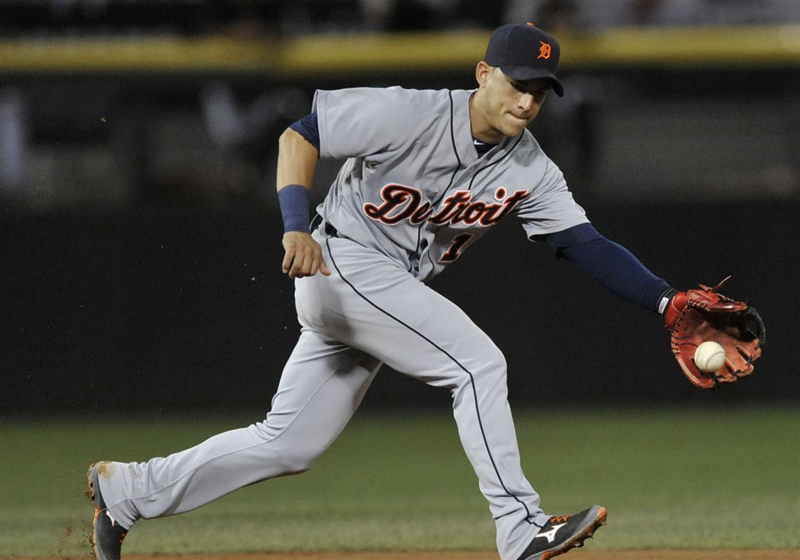 Game-Used Autographed Jose Iglesias Fielding Glove