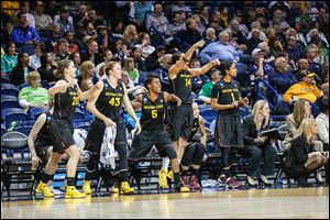 Arizona State had plenty to cheer about Saturday as the Wildcats defeated Vanderbilt in an NCAA women’s tournament first-round game at the University of Toledo’s Savage Arena.