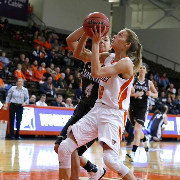 BGSU-s-Miriam-Justinger-is-guarded-by-St-Bonavent