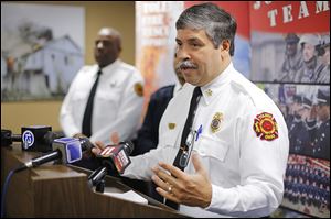 Chief Luis Santiago said during a news conference Tuesday that people recruited now for the Toledo Fire and Rescue Department could be in a fire class by 2015, but a start date has not been set.