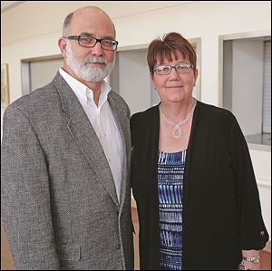 Ted and Beth Bowman at the Toledo Symphony Orchestra pre-performance reception.