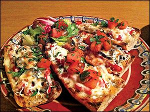 Bruschetta at Naslada Bistro in Bowling Green.