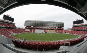 The Pac-12 Conference is moving the league championship game to the San Francisco 49ers' new stadium in Santa Clara, Calif.