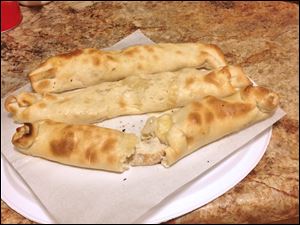 Campus Pollyeyes stuffed breadsticks.