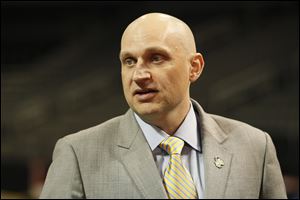 Toledo Walleye introduced Derek Lalonde as the team's new head coach today at the Huntington Center.