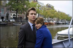 Ansel Elgort and Shailene Woodley in a scene from ‘The Fault in Our Stars.’