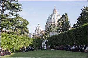 Pope Francis waded head-first into Mideast peace-making Sunday, welcoming the Israeli and Palestinian presidents to the Vatican for an evening of peace prayers just weeks after the last round of U.S.-sponsored negotiations collapsed.