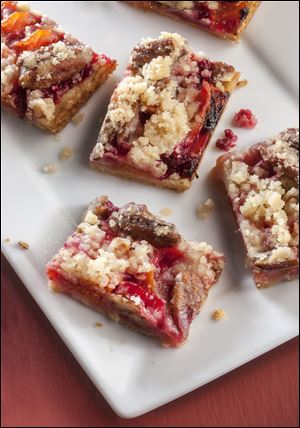 Raspberry Apricot bars.