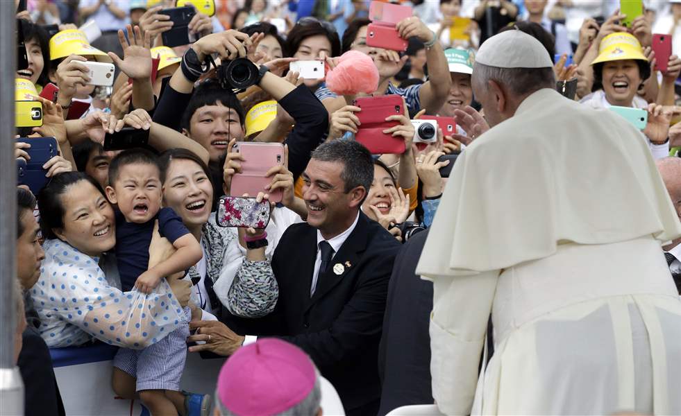 APTOPIX-South-Korea-Pope-8-17