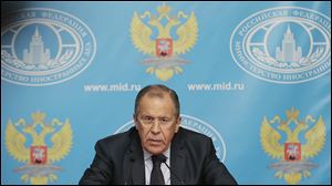 Russia’s Foreign Minister Sergey Lavrov says he hopes European Union officials at a summit ‘‍will come prepared to use their influence on the Ukrainian side.’