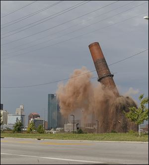 Dykon Corporation was contracted through B&B Wrecking by the City of Toledo to perform the implosion.