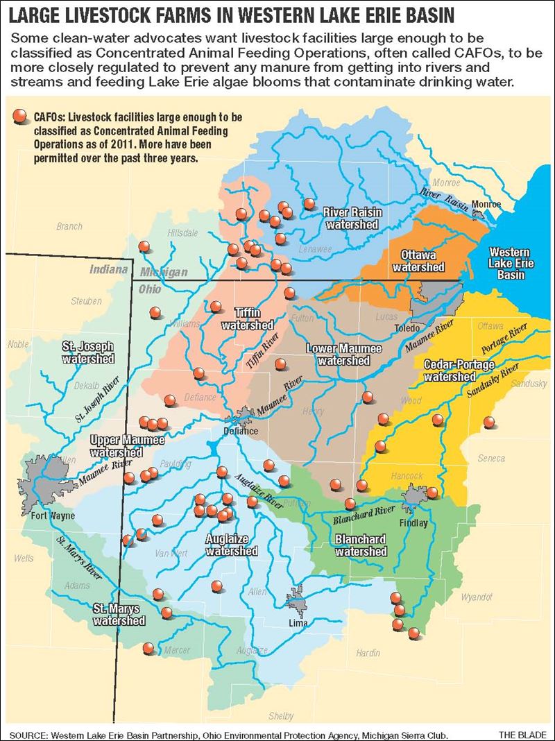 Corporate farms get blame as key water-pollution culprit - Toledo Blade