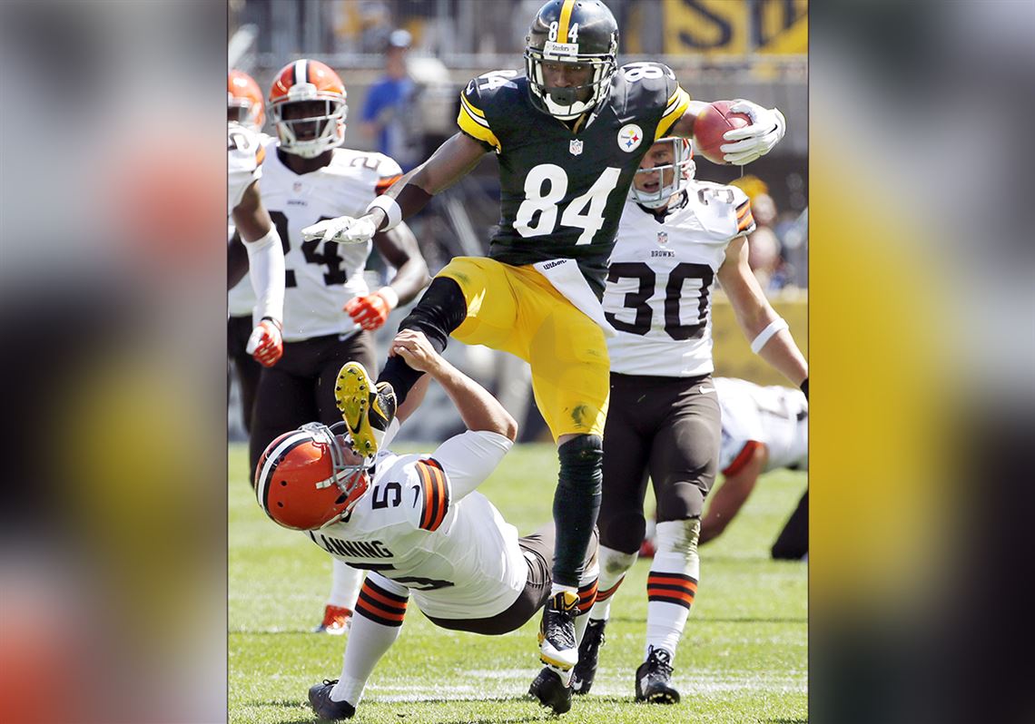 Th Steelers 84 Antonio Brown During Editorial Stock Photo - Stock