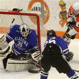 UAH Hockey donates season tickets to Huntsville non-profit