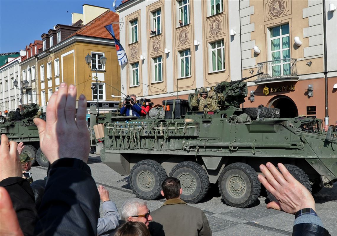 U.S. troops driving through Poland get warm welcome | The Blade