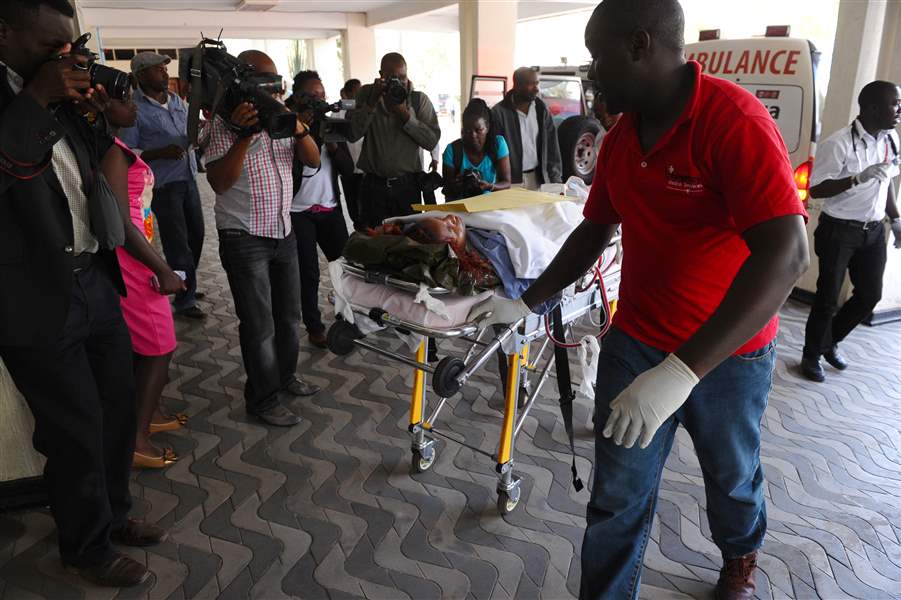 Al-Shabab gunmen kill 147 at university in Kenya; 4 attackers slain by ...