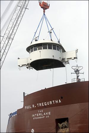 The Challenger’s pilothouse will be added to the collection at the National Museum of the Great Lakes.