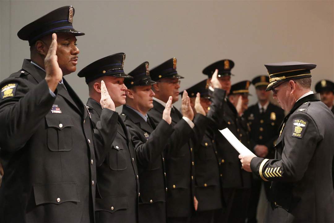 Toledo police promotion ceremony - The Blade