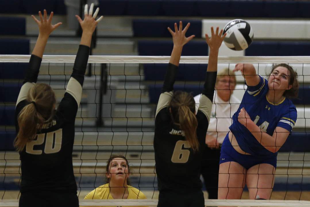 IN PICTURES: St. Ursula wins D-I volleyball district - The Blade