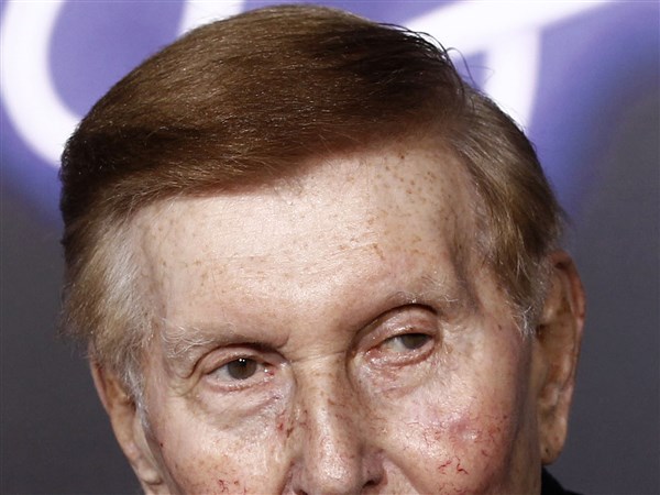 Ailing Media Mogul Sumner Redstone Resigns As Chair Of Cbs The Blade