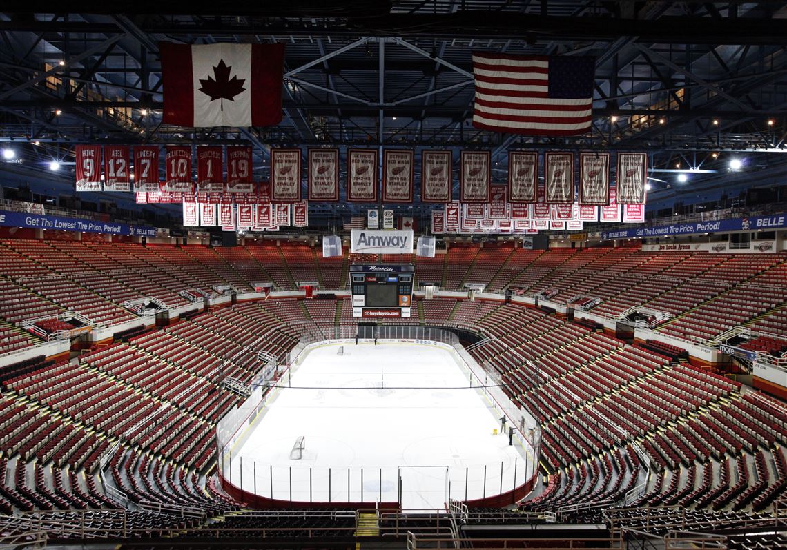 FAREWELL SEASON AT JOE LOUIS ARENA HOME OF THE DETROIT RED WINGS