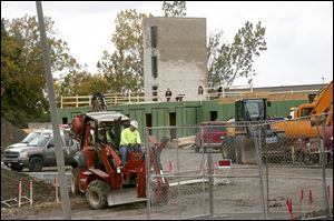 Construction continues on the Home2 Suites hotel by Hilton in Maumee. The hotel, being developed by Forever Real Estate LLC, will be at 1701 Toll Gate Drive, near the Ohio Turnpike. 