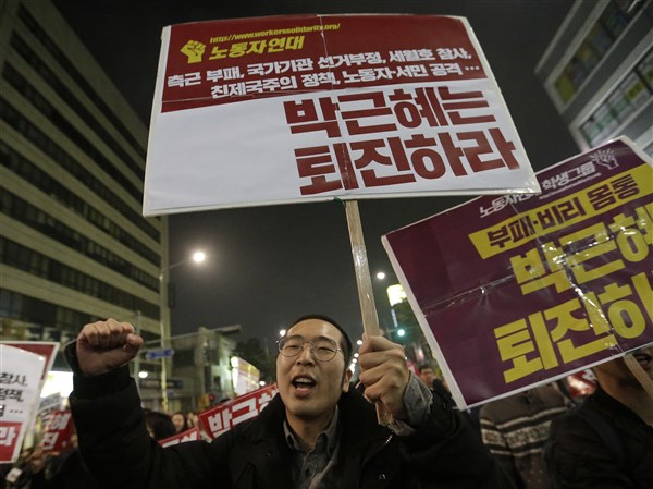 Mass Protest Demands Ouster Of South Korean President The Blade 1692