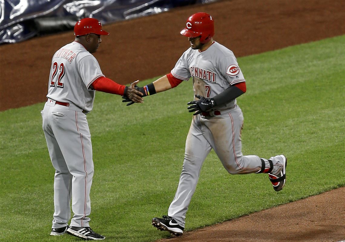 Eugenio Suarez hits 3 home runs, leads Cincinnati Reds past Pittsburgh  Pirates 