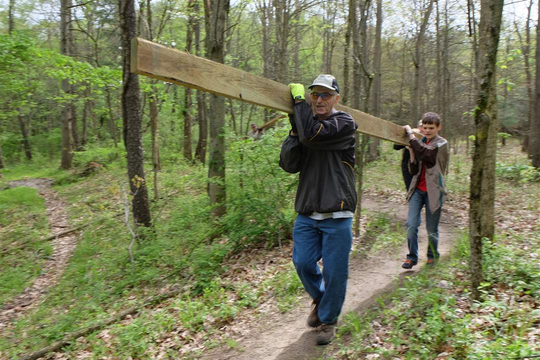 oak openings bike trail map