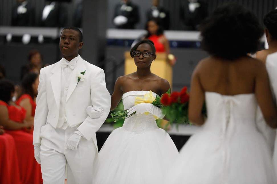 SOC-cotillion27p-Destiny-Kight-is-escorted-by-Nathaniel-Simmons-Jr