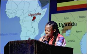 Jay Mulucha of Uganda, a transgender man, talked of his struggle with suicidal thoughts after he was attacked in Uganda. Instead, he took to activism, he said at BGSU.