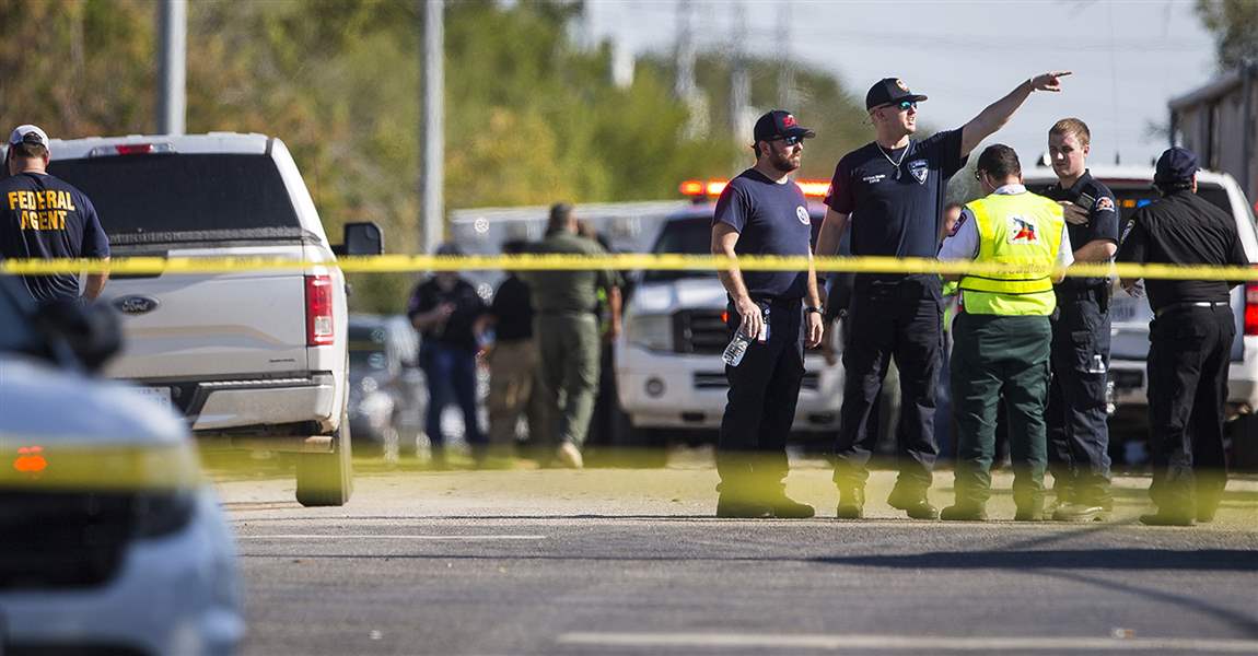 Death toll in Texas church attack rises to 26 - The Blade