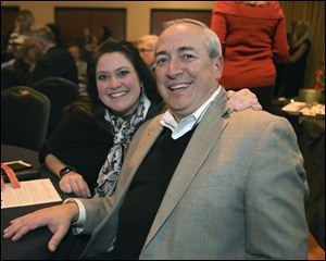 Laurie and Rich Zydonik during Carnevale 2017 at Findlay’s Marathon Center for the Performing Arts. The event raised $123,000 for Flag City Honor Flight.