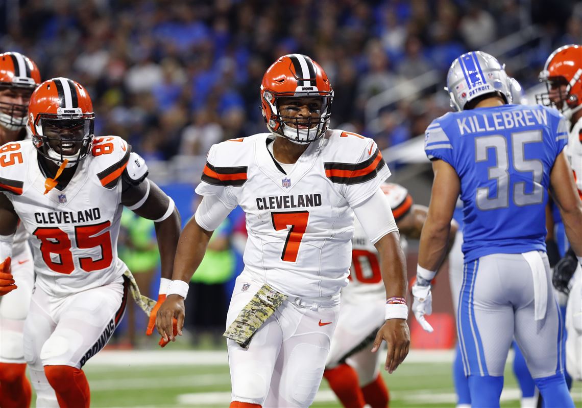 Lions expect conservative attack from DeShone Kizer, Browns