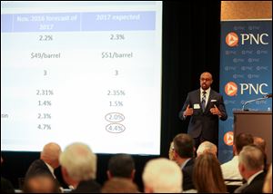 PNC Bank economist Mekael Teshome gives his 2018 economic forecast for Toledo and northwest Ohio.