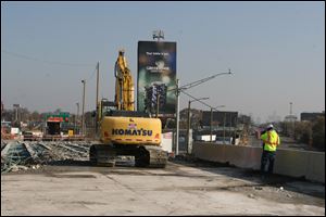 Although it officially has a year to go, the Michigan Department of Transportation's massive bridge project that has closed southbound I-75 south of Detroit since February passed its midway point earlier this month.