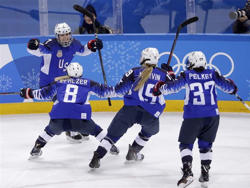 U.S. women beat Canada in shootout to claim Olympic gold - The Blade