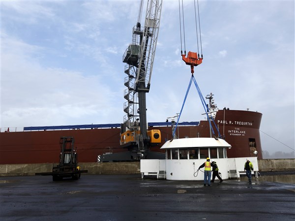 1st ocean-going ship of season arrives at port | The Blade