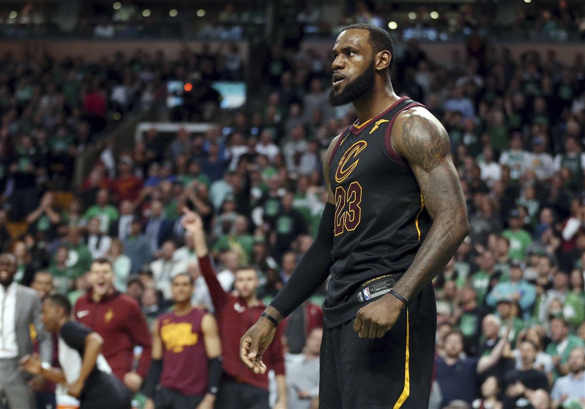 LeBron James beats Celtics, leads Cavs to 2018 NBA Finals.