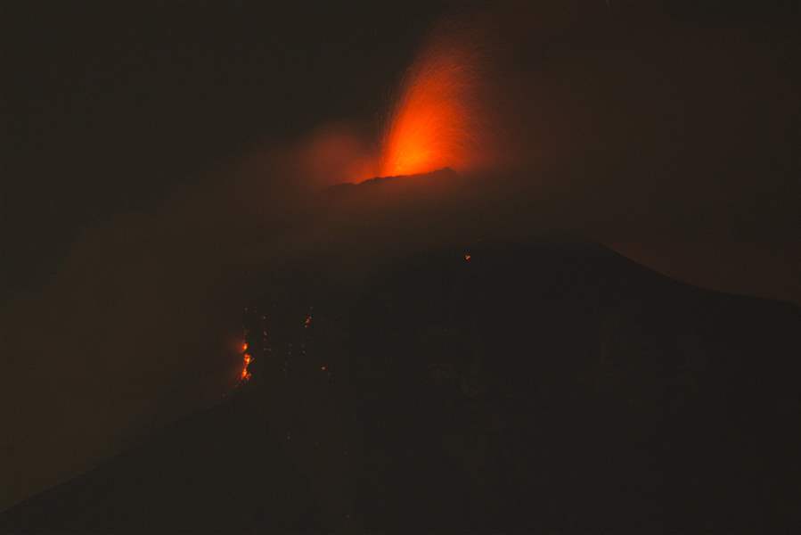 Guatemala volcanic eruption sends lava into homes, kills 25 - The Blade