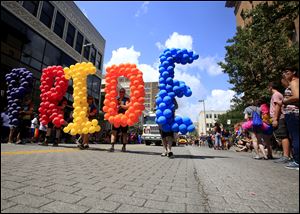 Toledo Pride will be celebrated with several events this weekend, including a festival at Promenade Park. 