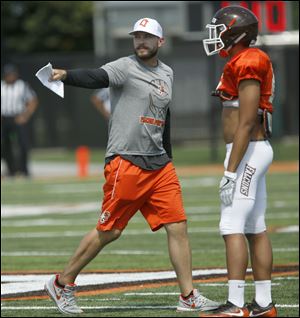 Seth Doege, 29, is a former quarterback at Texas Tech, where Falcons coach Mike Jinks was an assistant before coming to BGSU.