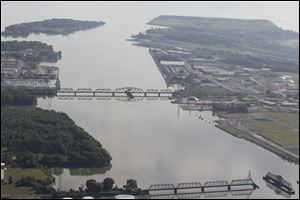 Officials are concerned a labor dispute at the Port of Toledo could disrupt the expected arrival of machinery for a $700 million iron-concentration plant now under construction near the port.