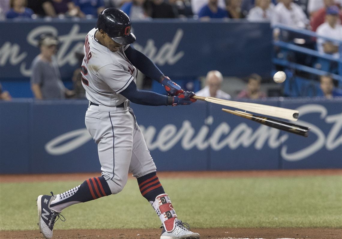 Michael Brantley and Francisco Lindor Photograph by Jason Miller