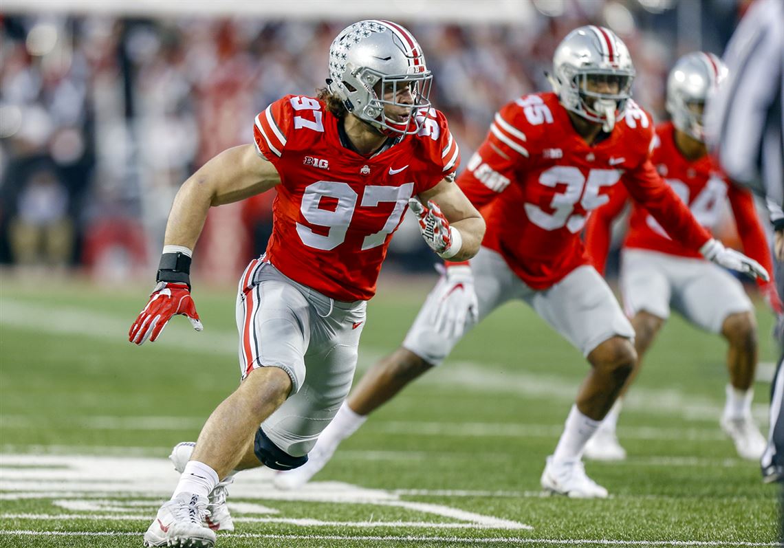 Former Ohio State DE Nick Bosa healthy again, following dad and brother  into NFL